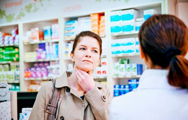 Изборът на лекарство за болка в назофаринкса в аптеката